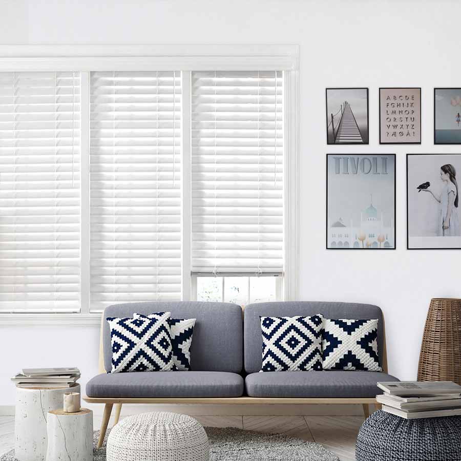 Photo of Faux Wood Blinds