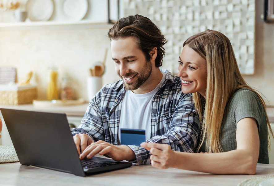 Image of person at computer