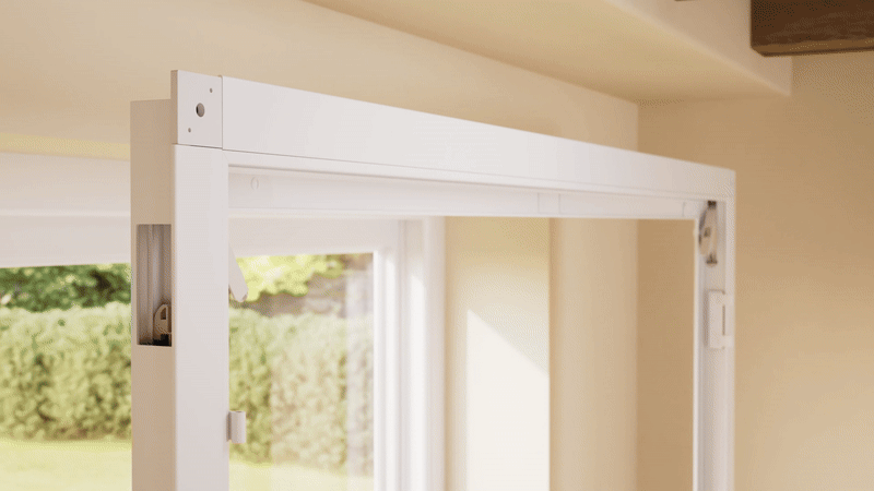 Click to fit no drill blinds