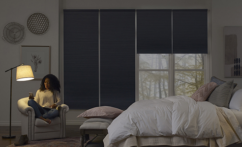 Image of smart remote and blinds