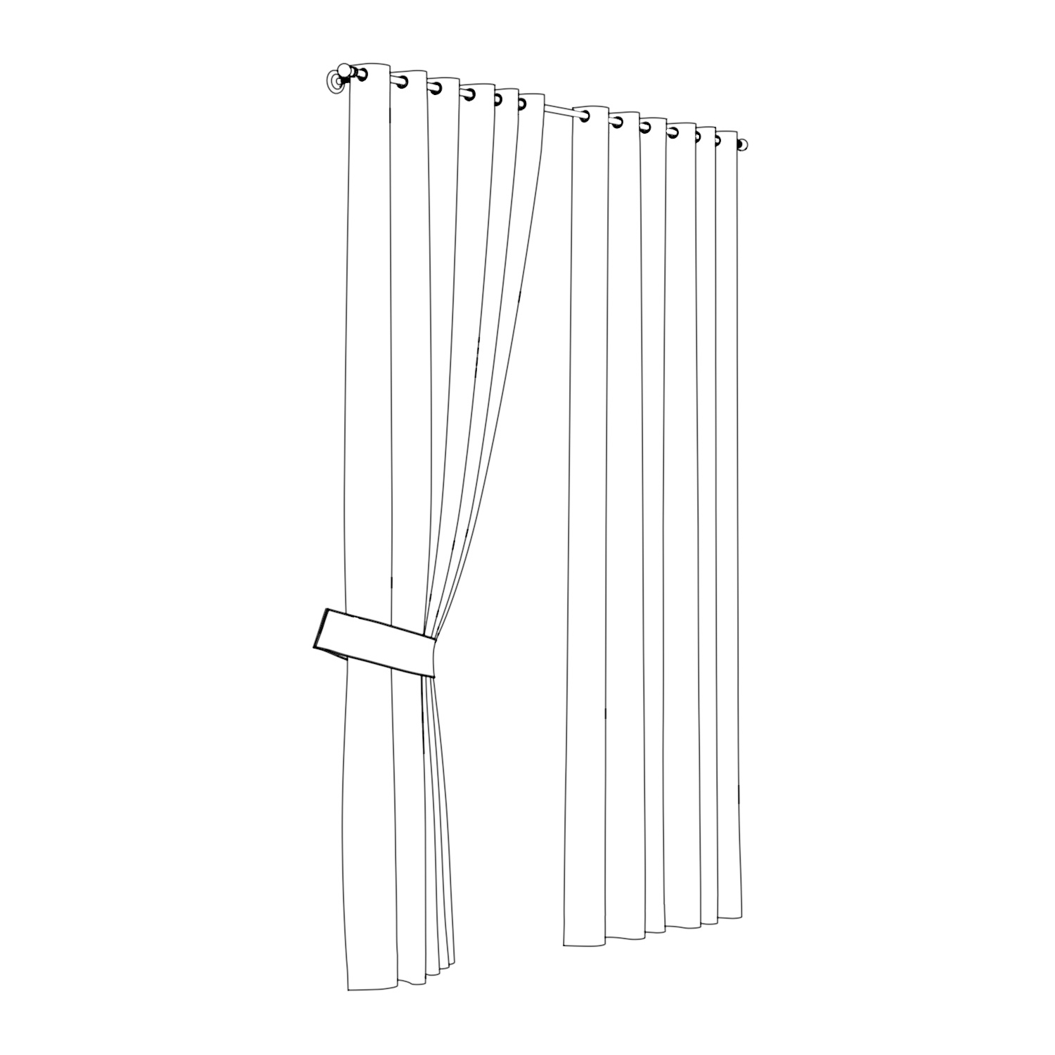 curtain drawing