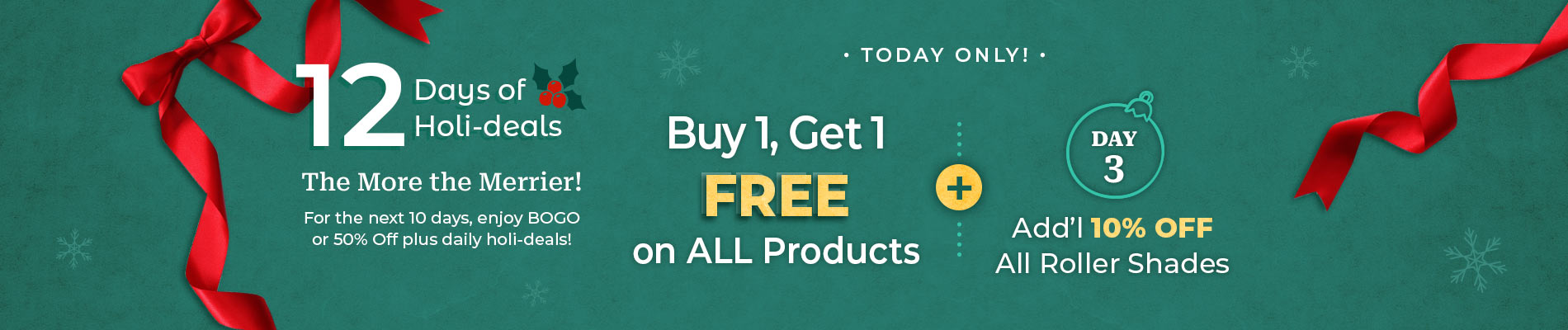 Buy 1, Get 1 FREE on All Products